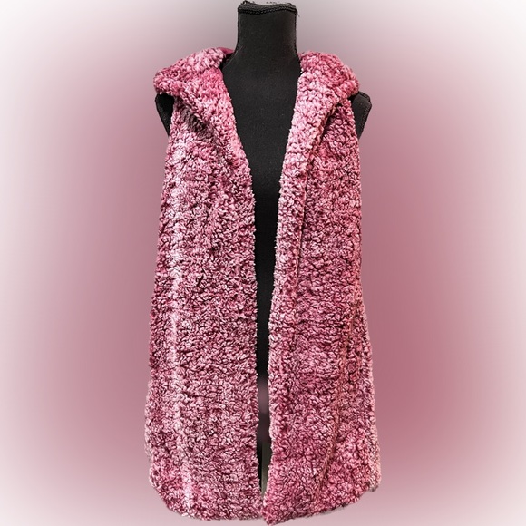 Thyme + Honey Jackets & Blazers - Hooded Sherpa Vest-Thyme+ Honey-NWT